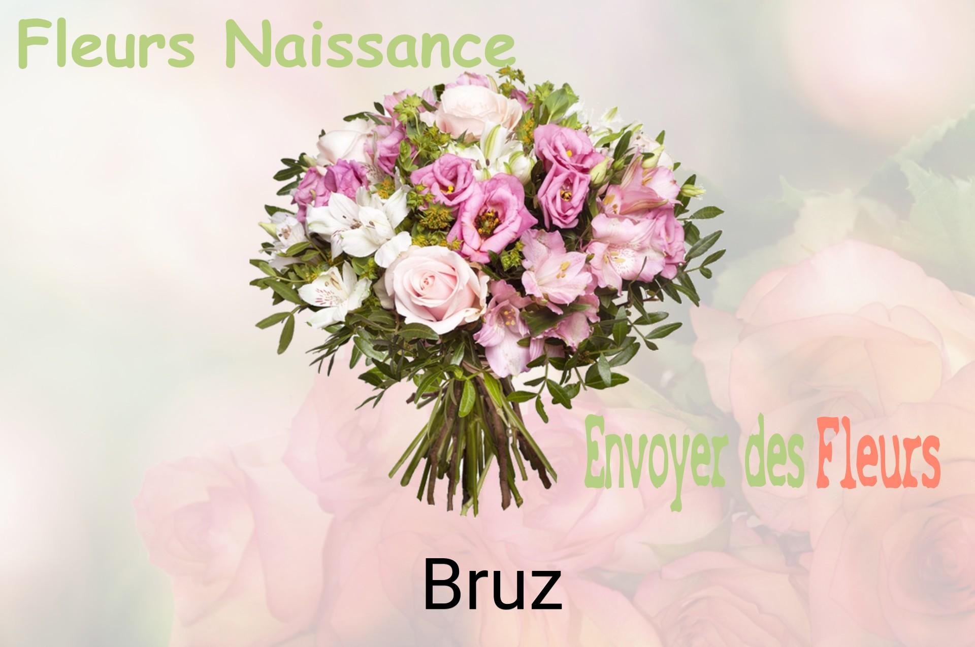 Bouquet de fleurs de naissance livré à Bruz